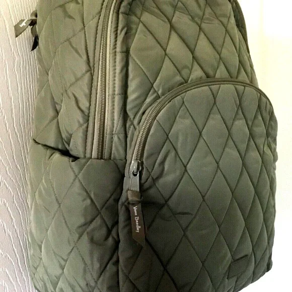 New Vera Bradley large essential backpack Sage display picture 2